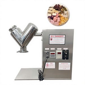 Mélangeur de laboratoire en V de 10 L, mélangeur en V de table en acier inoxydable pour une uniformité élevée des poudres en recherche et pour les tests à l'échelle pilote - Product Image 1