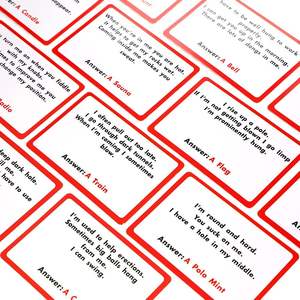 Carte da Gioco 'What Am I?' Giochi di Carte Divertenti per Adulti Gioco per Coppie Carte con Regole per Giochi Erotici - Product Image 5