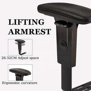 J66F sillas de laboratorio de taller de metal ajustables antiestáticas de elevación y rotación con respaldo de tela para escuelas y almacenes - Product Image 5