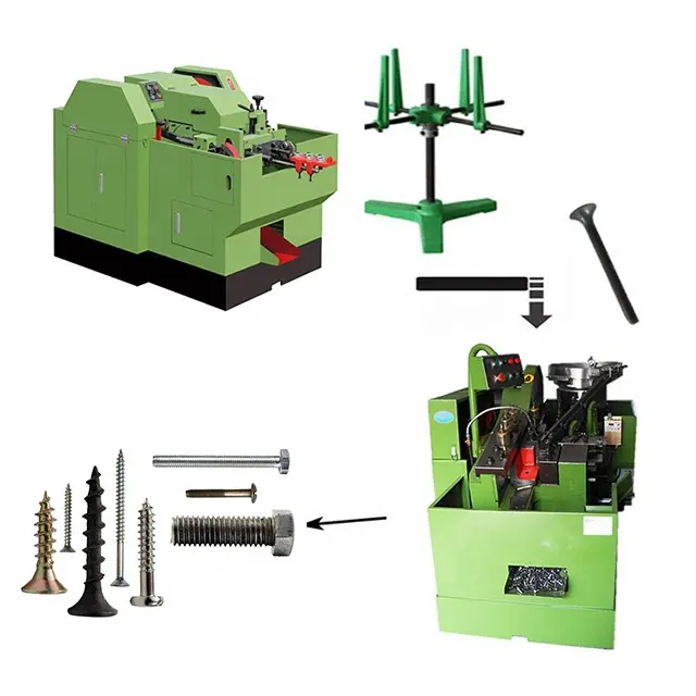 Screw Manufacturing Machinery Other Metal & Metallurgy Machinery Bolt Roll Production Machine