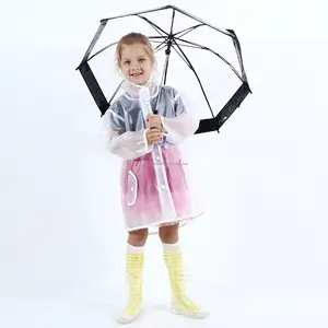 Ombrello Poe kids clear umbrella dome trasparente umbella