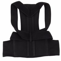 Ceinture de Correction Posturale Ajustable en Polyester Doux pour le Haut du Dos, Soutien de la Colonne Vertébrale, Soulagement des Douleurs aux Épaules pour la Maison, la Salle de Sport et le Sport