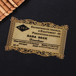 Biglietti <span class=keywords><strong>da</strong></span> <span class=keywords><strong>Visita</strong></span> Personalizzati in Metallo Economici Formato Carta di Credito VIP Incisione Laser con Logo - Product Image 6