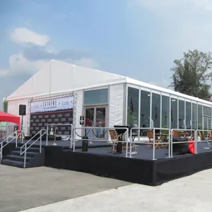 PVC Tahan Air Tenda 6M X 12M Heavy Duty Pernikahan Gazebo Taman Tenda