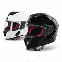 Casque de moto intelligent aérodynamique Predator avec vidéo stabilisée, appels Bluetooth, haut-parleurs doubles et IA 4K