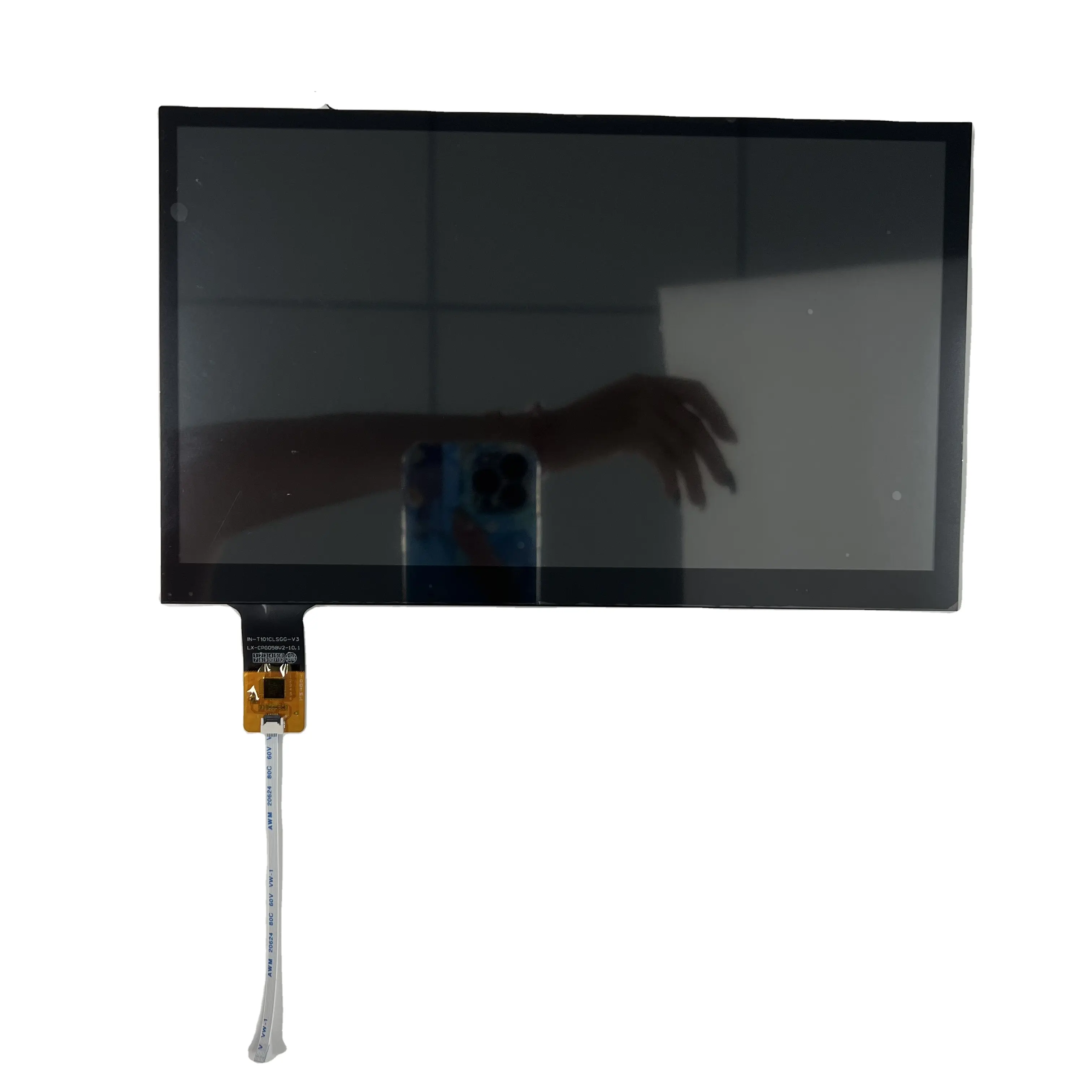 Gran oferta TFT de 10,1 pulgadas/pantalla TFT táctil de capacitancia transmisiva TODO ángulo de visión para publicidad Pantalla TFT Lcd 1024*600 MIP