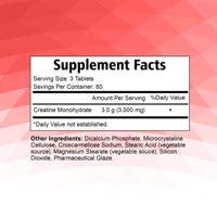 Tablet Creatine Monohydrate Harga Terjangkau dengan Creatine Monohydrate Membantu Membangun Otot Ramping Tablet Magnesium Stearat