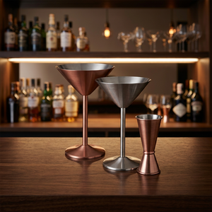 Copa de Vino Margarita Plateada de 500 ml, Más Vendida |   Copas de Vino y Cócteles Clásicas y Sostenibles de Acero Inoxidable - Product Image 2
