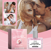 Mini-parfum floral fruité Lychee Rose pour femme, 30 ml, portable, longue tenue, parfum sucré pour les fêtes, les rendez-vous, les mariages, les voyages, cadeau