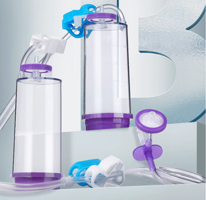 Dispositif de prélèvement bactérien à usage unique - Entièrement aseptique, scellé, sans fuite, avec conception à double aiguille - Product Image 1