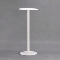 Table basse ronde en métal, style nordique, moderne, Table de Pub, Design KD, conforme à la norme OEM,