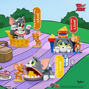Caja Sorpresa Original <span class=keywords><strong>y</strong></span> Auténtica de Popmart para la Serie de Animación Occidental <span class=keywords><strong>Tom</strong></span> <span class=keywords><strong>y</strong></span> <span class=keywords><strong>Jerry</strong></span>, con Figuras de PVC de Animales, Temática Divertida, Serie Paradise - Product Image 2