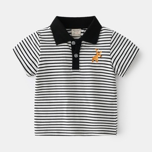 Magliette POLO Estive 2025 per Ragazzi con Simpatici Ricami Cartoon, Colletto in Cotone, Stile Casual Coreano, T-<span class=keywords><strong>Shirt</strong></span> a Maniche Corte per Bambini - Product Image 6