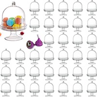 Nouveauté Boîte d'emballage de bonbons en plastique transparent de style européen avec couvercle Souvenir de mariage Mini gâteau Anniversaire Banquet Présentoir