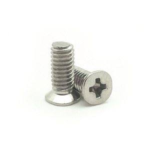 NOMOSION 304 Stainless Steel <b>Flat</b> Head <b>Screws</b> KM4x10 Metric Class 8.8 Standard Thread Plain Finish - Product Image 4