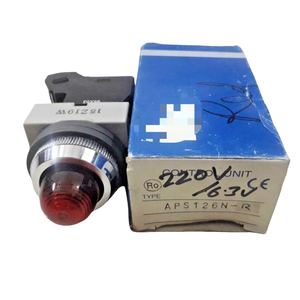 NUEVA Unidad de Control de Luz Piloto Roja APS126N-R, 2 Piezas - Product Image 1