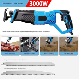 Sierra Recíproca Eléctrica Portátil, Mini Herramienta Manual para Cortar Madera y Metal, para Podar Ramas de Árboles Frutales, con Certificación CE - Product Image 3