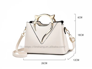 Bolsos de Moda para Mujer, Bolsos de Mano Decorados con Asas, Bolsos Cruzados de Piel Sintética para Mujer, Bolsos de Hombro - Product Image 6