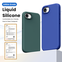 Coque de charge sans fil magnétique officielle pour iPhone 16e Coque de téléphone en silicone liquide, douce au toucher, facile à nettoyer