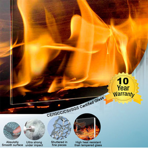 Vidrio Cerámico Transparente Resistente al Calor de 800 Grados y 4 mm para <span class=keywords><strong>Puerta</strong></span> de Estufa de Vidrio para <span class=keywords><strong>Chimenea</strong></span> - Product Image 3
