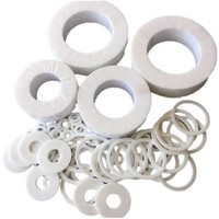 PTFE-Dichtung für 4-Zoll DN25/400 Verstärkter Flanschdichtungsring Modell T1 Weiß Feste Dichtung