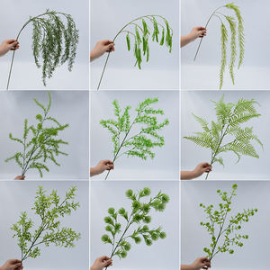 Nouvelle Branche de Plante Artificielle Verte en Plastique, Décoration de Nouvel An, Style Nordique, Faux Asperge et <span class=keywords><strong>Romarin</strong></span> Artificiels - Product Image 5