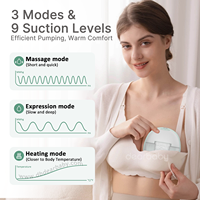 Nouvel Arrivage 2026 : Meilleur Tire-lait Mains Libres pour Mamans Actives, à Porter dans le Soutien-gorge, 3 Modes, 9 Niveaux, Sans Douleur, avec Massage Chauffant