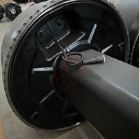 Essieu de remorque robuste de type allemand personnalisé de la marque Juxin, fabrication directe, capacité de charge lourde