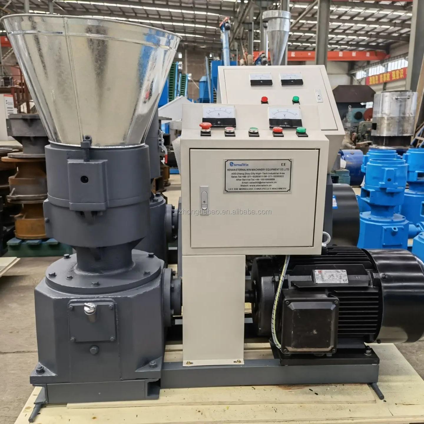 Small Electric Animal Cattle Duck Horse Boiler Goat Rabbit Chicken Pig  Grass Balanced Feed Pellet Machine