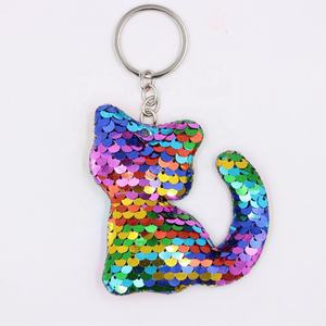 1 porte-clés en forme de dauphin, d'étoile, de licorne, d'animal, avec paillettes, <span class=keywords><strong>pompon</strong></span>, sequins, cadeaux <span class=keywords><strong>pour</strong></span> femmes, accessoires <span class=keywords><strong>pour</strong></span> sac à main, porte-clés, <span class=keywords><strong>bijoux</strong></span> - Product Image 1