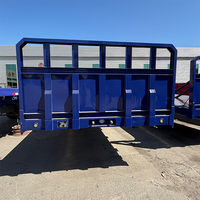 Meilleur Prix Semi-remorque à plateau plat 30 40 50 tonnes, remorque porte-conteneurs en acier 48 pieds 40 pieds 20 pieds avec 2 3 4 essieux et pneus Fuwa
