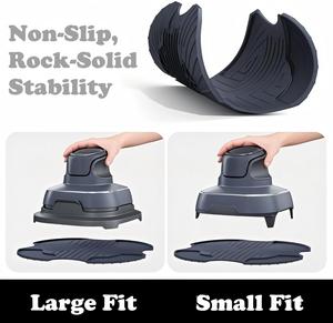 Tapis de cuisson en silicone personnalisé pour friteuse à air Ninja Crispi, résistant à la chaleur, antidérapant, protection de comptoir, dessous de plat, vente en gros, marque privée - Product Image 3