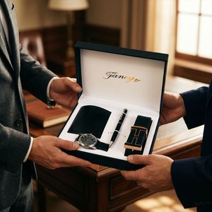 Ensemble cadeau pour homme Fancy & Co, montre, portefeuille, stylo, boucle de ceinture, occasion formelle professionnelle - Product Image 3