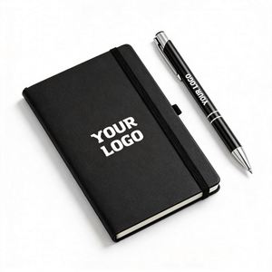 Wholesale Design Printing <b>A5</b> Pu Leather With Logo Notebook for Promo Business Gift Eco-Friendly Durable - Product Image 1