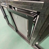 Ventanas Abatibles y Oscilobatientes de Aluminio 8018 con Rotura de Puente Térmico, Persianas Integradas, Aislamiento Acústico e Impermeables para Proyectos