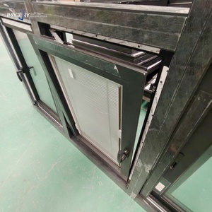 Ventanas Abatibles y Oscilobatientes de Aluminio 8018 con Rotura de Puente Térmico, Persianas Integradas, Aislamiento Acústico e Impermeables para Proyectos - Product Image 3