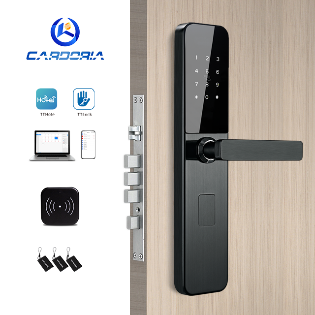 OEM Security Ttlock Smart Door Lock Mortise Latch Main Doors Handle with Locks & Keys  Inteligente Outdoor Gate Home