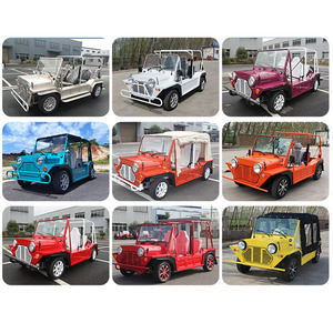 彩虹4乘客磷酸铁锂电池交流电机四座气体迷你莫克吉普车风格 - Product Image 5