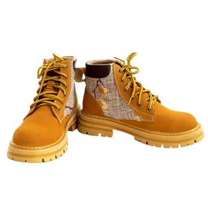 Service personnalisé, chaussures confortables d'escalade et d'entraînement, bottes Martin jaunes antidérapantes, chaussures de sécurité, bottes tactiques - Product Image 6