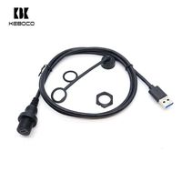 Cable USB 3.0 Tipo-C de 1m, Impermeable, con Cubierta de PVC, Conductor de Cobre Estañado y Blindaje Trenzado, de Fábrica China