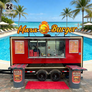 Chariot à smoothies glacés, petit camion à café, camion de restauration, chariots mobiles à fruits et <span class=keywords><strong>tacos</strong></span>, remorques à vendre - Product Image 6