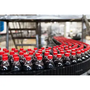 Linha de produção completa para máquina de enchimento de refrigerantes carbonatados CSD para plantas de água e refrigerantes