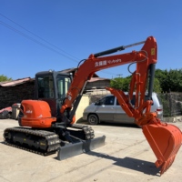 Sistema de Control Preciso y Sensible para Excavadora Fabricado en Japón, KUBOTA U40, para Colocación de Tuberías y Operaciones en Espacios Reducidos