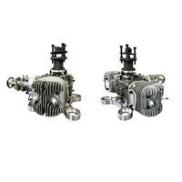 Moteur à essence bicylindre 2 temps refroidi par air 350 CC à haute efficacité en aluminium pour drones de protection animale