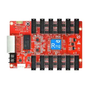 惠都发光二极管接收卡高清R712支持同步和异步控制系统升级，而不是高清R512T