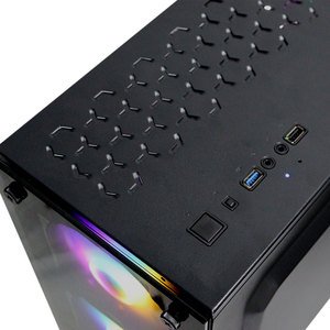 Desktop Gaming <b>PC</b> Case Tempered Glass Support MATX ITX Motherboard and RGB Fan Cooler in Stock Rgb Gaming <b>Pc</b> Case Gaming <b>Pc</b> Case - Product Image 3