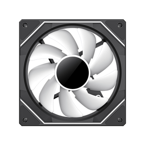 พัดลมคอมพิวเตอร์ GAMEMAX FN12A-<span class=keywords><strong>S8I</strong></span> ขนาด 120 มม. สีดำ โครง ARGB แบบ Fluid Bearing 12V 3 พิน AURA (M/F) 4 พิน PWM Power(M/F) สำหรับเคสคอมพิวเตอร์ - Product Image 6