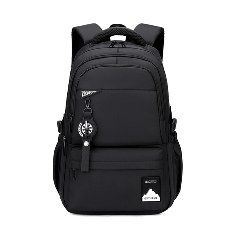 Men's Fashion Business Travel Laptop Backpack Durable School Backpack for Senior High School Students Teenagers Nylon School Bag
