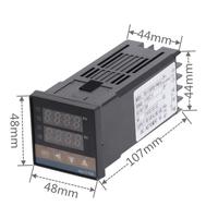 Contrôleur de température LCD numérique ABS REX-C100 PID plage ODM 0 à 900C AC100-240V thermocouple SSR40A