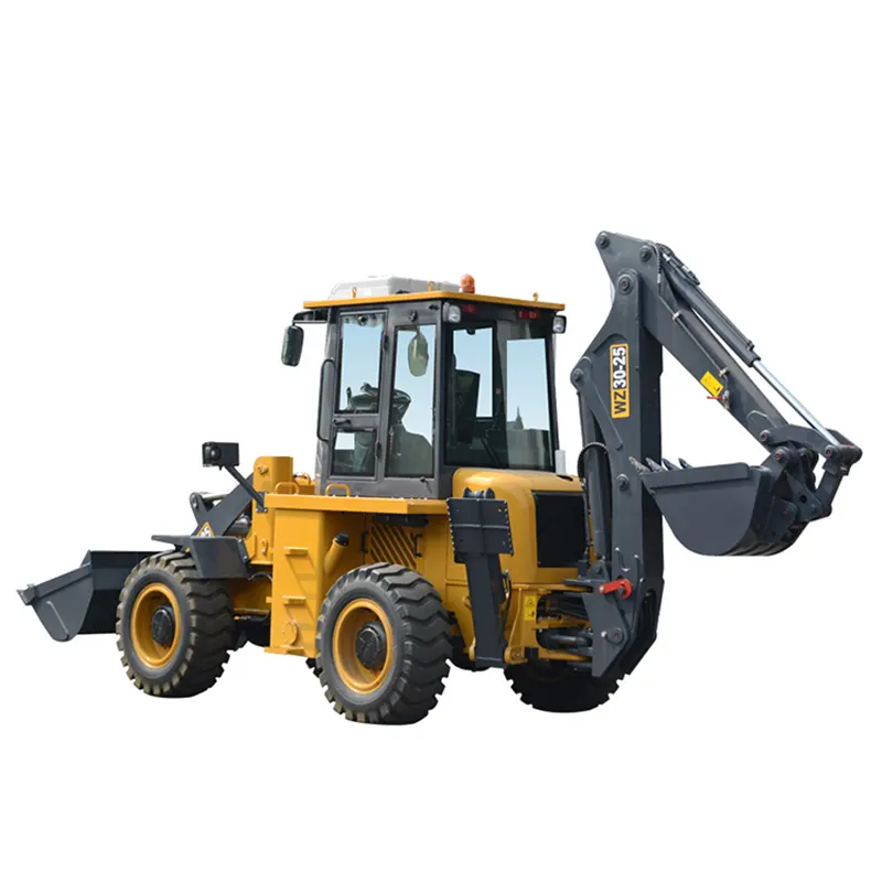 Sinomach Changlin 7ton Compactor Backhoe Loader Clg766a Wiellader